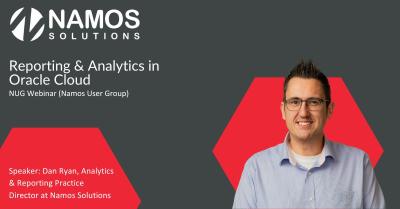 NUG Webinar – Reporting & Analytics in Oracle Cloud